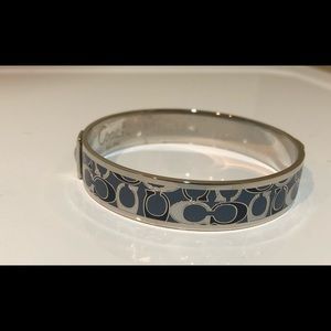 Blue Coach enamel bracelet